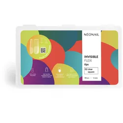 Invisible Flexi Tips Clear Square