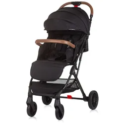 Chipolino Kinderwagen Fantasy klappbar 5-Punkt-Gurt Fußabdeckung Hinterradbremse schwarz