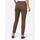 Classic Basics Sieh an! Jeans in braun-schoko-bedruckt | Gr.: 44