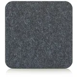 Zeller Present, Untersetzer, Glasuntersetzer-Set, 4-tlg., Filz, anthrazit, (Glasuntersetzer)