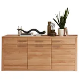 Innostyle Sideboard NATURE ONE Kernbuche teil-massiv FSC-zertifiziert - Moderne Kommode mit Schubladen und viel Stauraum - 190 x 86 x 45 cm