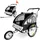 SAMAX 2in1 Jogger Weiß/Schwarz