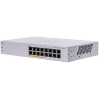 Cisco Business 110 Desktop Gigabit Switch, 16x RJ-45, 64W PoE (CBS110-16PP)