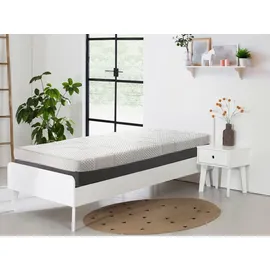 xaluca Matratze 100x200 AIR LATEX Hohe 20 CM H2 Abdeckung aus Fasern, Kern mit Latex