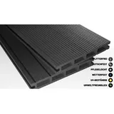 Endorphin - 2m2 Anthrazit WPC Terrassendielen Komplettset