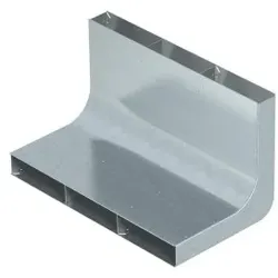 OBO 7400660 Vertikalkrümmer 3-zügig für EÜK, St, FS