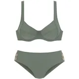 VIVANCE Bügel-Bikini Damen oliv Gr.46 Cup D