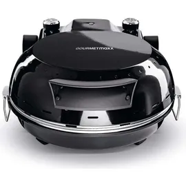 GOURMETmaxx Pizza Maker mit Temperatureinstellung inkl. herausnehmbarem Pizzastein - Schwarz