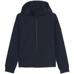 Softshellweste MARC O'POLO "wind- und wasserabweisend", Jungen, Gr. 164, blau (schwarz navy), Obermaterial: 94% Polyester, 6% Elasthan, unifarben, casual, regular fit, Westen