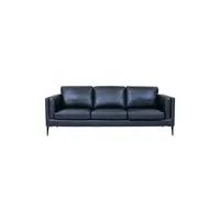 Furnhouse Einzelsofa   , schwarz , Maße (cm): B: 220 H: 83