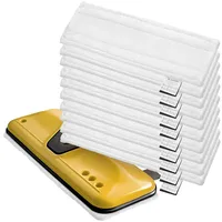 Navaris Dampfreiniger Ersatzbezug 10er Set - Microfaser-Tuchset - Kompatibel mit Kärcher EasyFix SC 2 SC 3 SC 4 SC 5 Serie - Ersatz Mikrofaser - Bodentücher