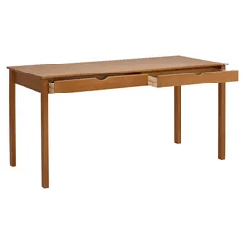 INOSIGN Schreibtisch »Gava«, (1 St.), Kiefer massiv, eingefräste Griffmulden, Höhe 80 cm