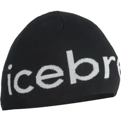 Icebreaker Unisex Merino Icebreaker Beanie black/ecru hthr (931) OS