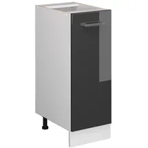 Vicco Unterschrank Apothekerschrank R-Line 30 x 46 x 81,5 cm Anthrazit Hochglanz