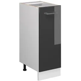 Vicco Unterschrank Apothekerschrank R-Line 30 x 46 x 81,5 cm Anthrazit Hochglanz