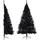 vidaXL Künstlicher Halb-Weihnachtsbaum Schwarz 180 cm