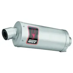 MIVV Dakar Auspuffsystem Mit Eg-Be Edelstahl / Edelstahl Schwarz