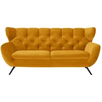 Jette Home Sofa Caldara ¦ gelb ¦ Maße (cm): B: 200 H: 94 T: 95