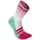 Uyn Runner's Five Laufsocken 2 Paar Weiß/Fuchsia/Grün 35-36