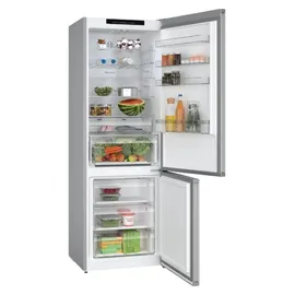 Bosch Serie 4 KGN492LDF Kühl-Gefrierkombination (440 l, 2030 mm hoch, Silber)