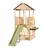 EXIT TOYS EXIT Panorama 550 Holzspielhaus mit Rutsche, Matschküche und Sandkasten
