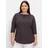 sheego 3/4-Arm-Shirt in tiefblau-gemustert | Gr.: 44-46