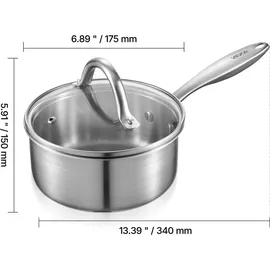 Vevor Kochtopf 1,42 L rund