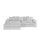 Smart Eckcouch Stoff 2-Sitzer Grau