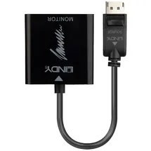 Lindy DisplayPort zu HDMI Adapter 15 cm Schwarz