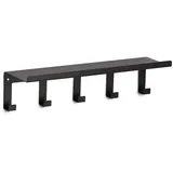 Zeller Wandgarderobe Nordic Space 40 x 10 x 11 cm Schwarz