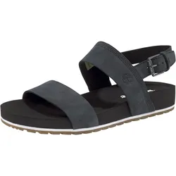 Sandale TIMBERLAND "Malibu Waves 2Band Sandal" Gr. 41,5, schwarz (black, nubuck) Schuhe