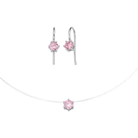Smart Jewel Schmuckset rosa / Silber