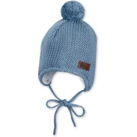 Sterntaler Kid's Strickmütze Pompon Blau 47 cm