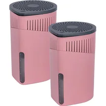 Wenko Raumentfeuchter Drop 2 x 1000 g rosa