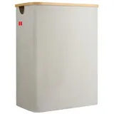 Blumtal Wäschekorb 3 Fächer 150L mit 3 herausnehmbaren Wäschesäcken, Wäschekorb beige, Wäschesammler 3 Fächer, Pfandflaschen Sammelbehälter, laundry basket, Wäschekorb mit Deckel, Wäschebox