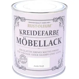 RUST-OLEUM Kreidefarbe Möbellack Antikweiß Matt 0,75 l