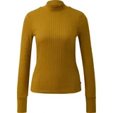 QS Geripptes Langarmshirt Gelb XXL