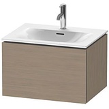 Duravit L-Cube Waschtisch-Unterschrank LC613503535 62 x 48,1 cm, Eiche terra, 1 Auszug, wandhängend