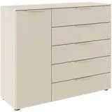 LeGer Home by Lena Gercke Kommode Sideboard 120 x 100 x 42 cm Beige
