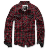 Brandit Textil Brandit Langarmhemd Duncan Check Shirt Long Sleeve rot L