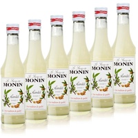 6x Monin Mandel Sirup, 250 ml Flasche