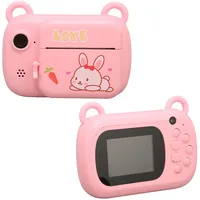 Goshyda Sofortbildkamera für Kinder, Digitale Videokameras für Kleinkinder mit 2,4-Zoll-Bildschirm, 3 Rollen Thermopapier, für Kinder, Jungen und Mädchen
