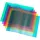 Livepac-Office Heftumschlag / Hefthülle DIN A5 / Farbe: transparent gelb