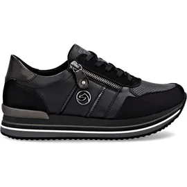 REMONTE Sportliche Schnürschuhe in Schwarz 38 EU