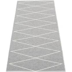 pappelina Max Outdoor-Teppich - grey / vanilla 70 x 160cm