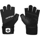 Harbinger Training Grip Wristwrap 2.0 Handschuhe für Gewichtheber, Unisex, Schwarz, X-Large