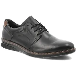 Schwarze Halbschuhe Rieker Elegante Herrenschuhe, 44
