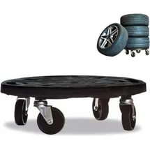 GarPet Transportroller Rollbrett Transportrollen Rollbrett Werkstatt Pflanzen Rollbretter Transport Möbelrollen flach Pflanzenroller rund Transporthilfe