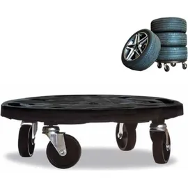 GarPet Transportroller Rollbrett Transportrollen Rollbrett Werkstatt Pflanzen Rollbretter Transport Möbelrollen flach Pflanzenroller rund Transporthilfe