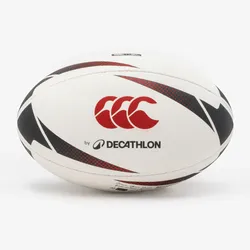 Rugby Ball Trainingsball Grösse 5 - DECATHLON Canterbury schwarz/rot, rot|schwarz, 5
